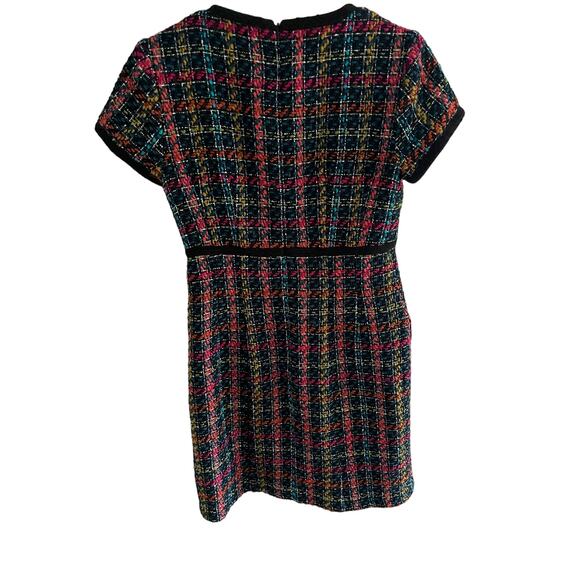 Nanette Lepore Colorful Tweed Sheath Dress - Size 2 - Picture 3 of 7